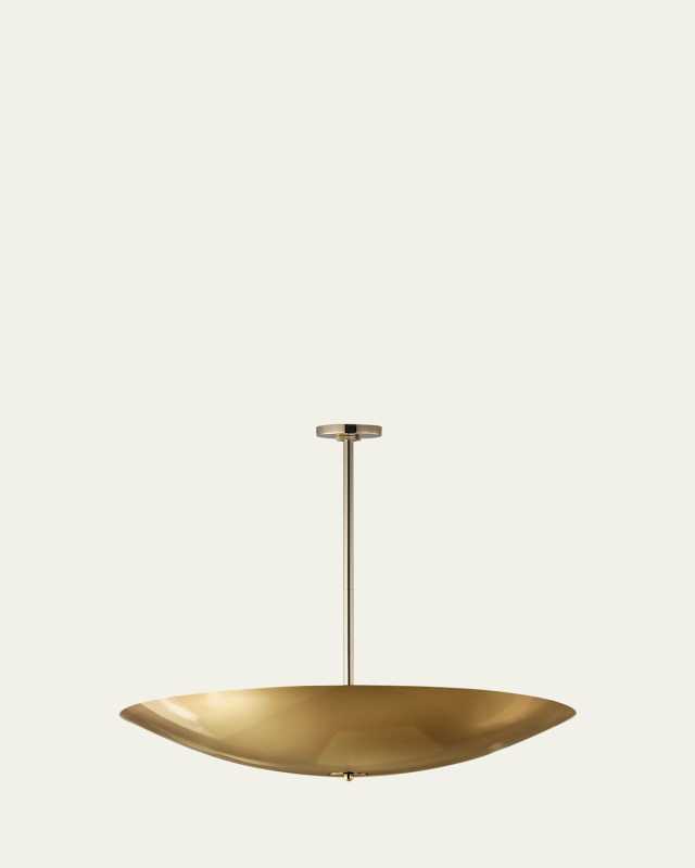 Vesta 36" French Gold LED Pendant